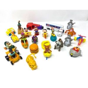 Lot of Small Vintage Toys Burger King McDonalds Mix